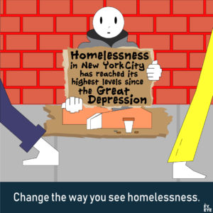 Homelessness PSA (1080 x1080, for instagram) image