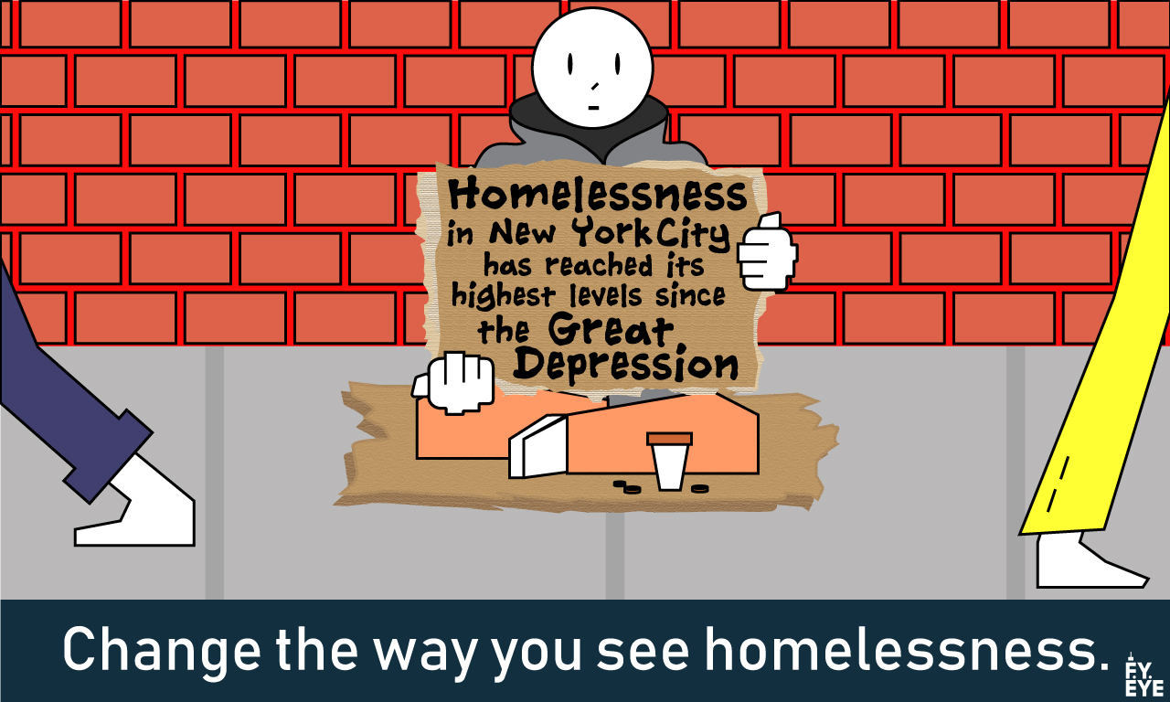 Homelessness Crisis Awareness banner