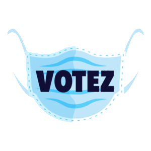 DemocracyNYC-sticker-mask-French image