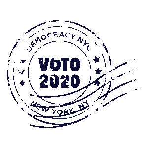 DemocracyNYC-sticker-stamp-Italian image