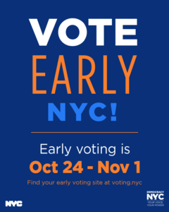 Vote Early NYC image