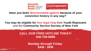 Criminal Conviction Discrimination Hotline image