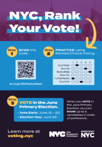 DemocracyNYC-Rank Your Vote bus-47.25x68.5 (2) image