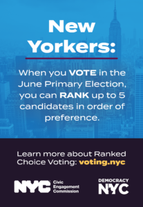 DemocracyNYC-Rank Your Vote side newsstand-12x6 (2) image