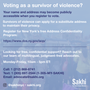 Voting As a Survivor of Violence image