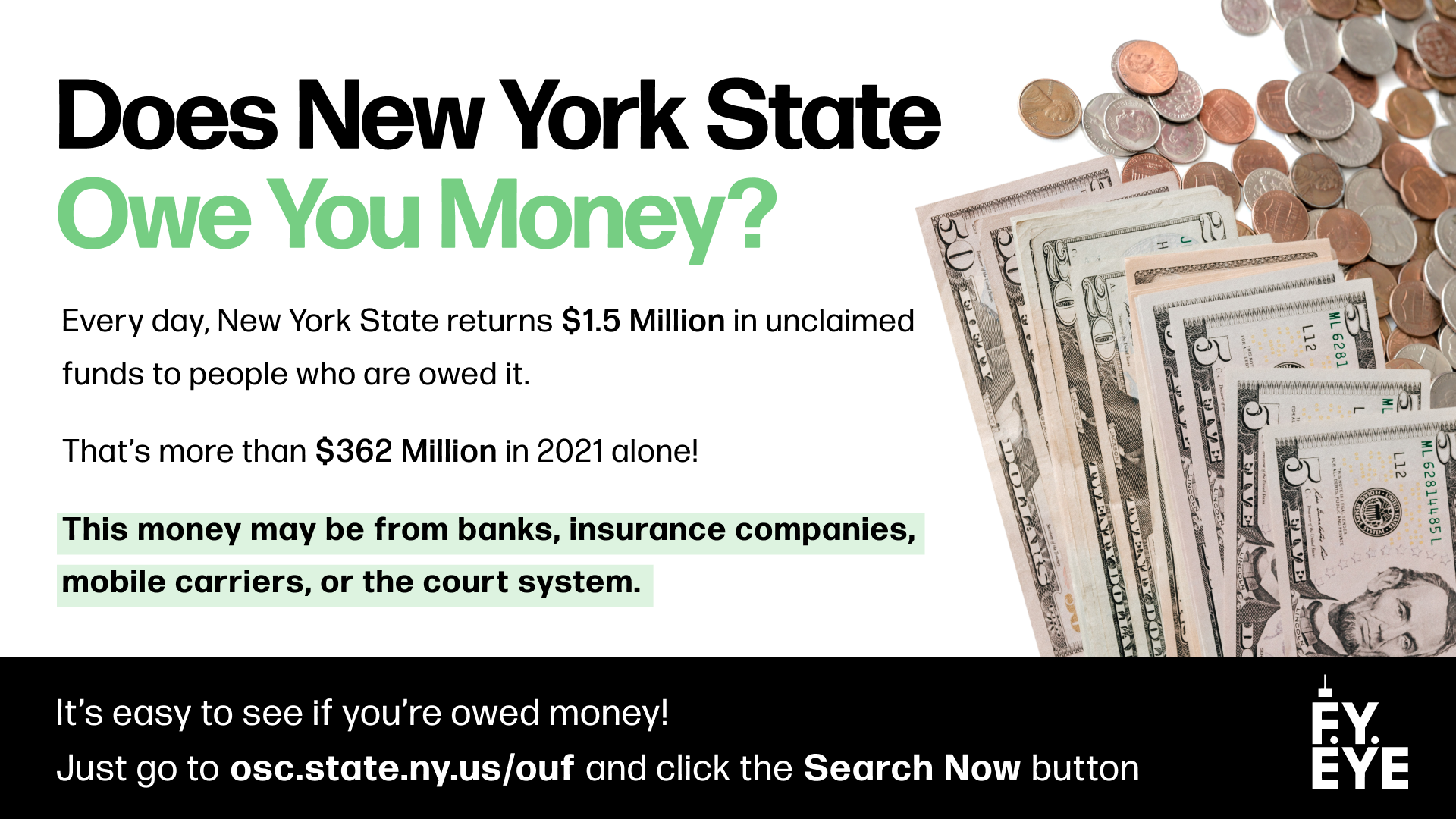 Does New York State Owe You Money? banner